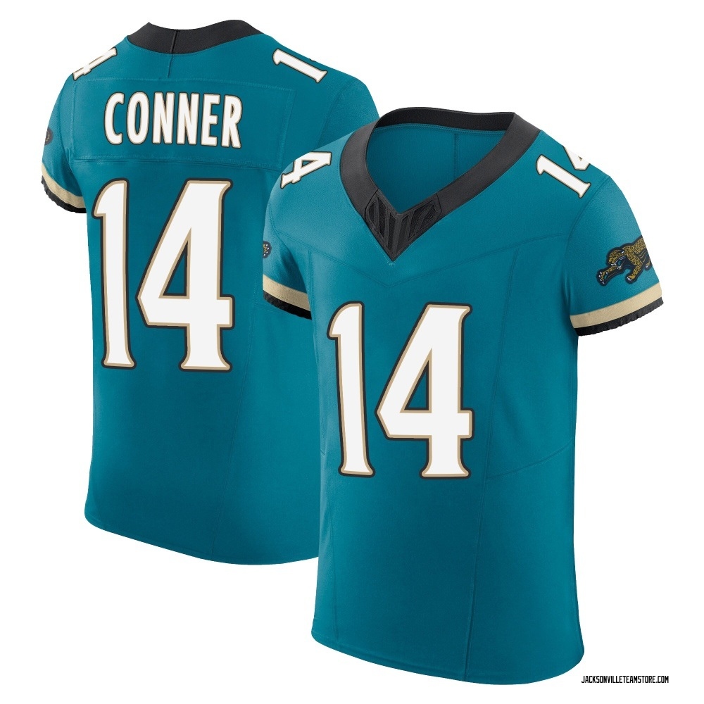 Elite Ethan Conner Men's Jacksonville Jaguars Prowler Throwback Vapor F.U.S.E. Jersey - Teal