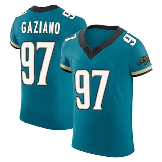 Elite Joe Gaziano Men's Jacksonville Jaguars Prowler Throwback Vapor F.U.S.E. Jersey - Teal