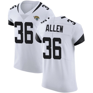 Elite LeQuint Allen Men's Jacksonville Jaguars Vapor Untouchable Road Jersey - White