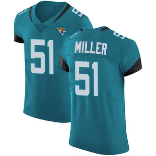Elite Ventrell Miller Men's Jacksonville Jaguars Vapor Untouchable Alternate Jersey - Teal