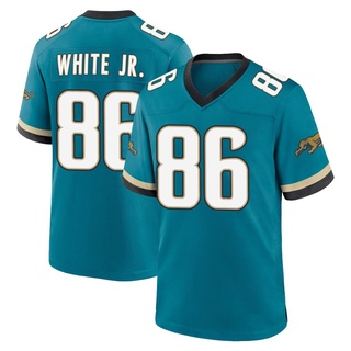 Game David White Jr. Men's Jacksonville Jaguars Prowler Throwback Jersey - Teal