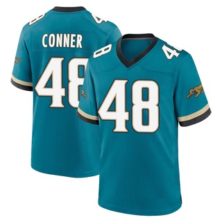 Game Ethan Conner Men's Jacksonville Jaguars Prowler Throwback Jersey - Teal