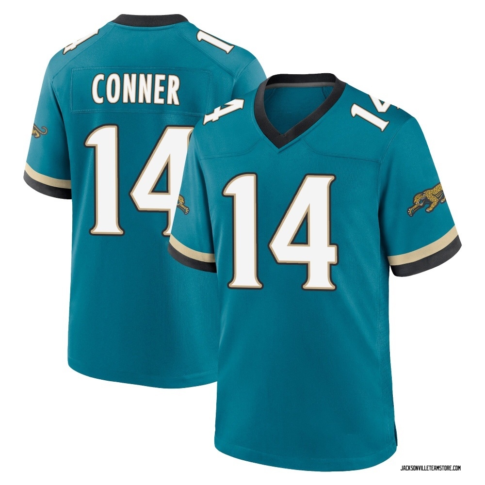 Game Ethan Conner Youth Jacksonville Jaguars Prowler Throwback Jersey - Teal