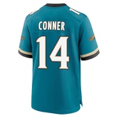 Game Ethan Conner Youth Jacksonville Jaguars Prowler Throwback Jersey - Teal