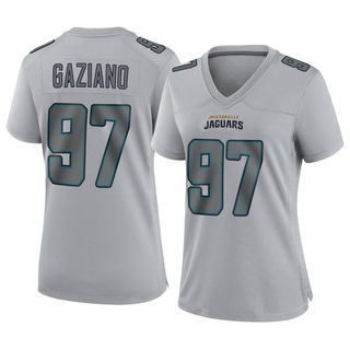 Game Joe Gaziano Women's Jacksonville Jaguars Atmosphere Fashion Jersey - Gray