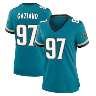Game Joe Gaziano Women's Jacksonville Jaguars Prowler Throwback Jersey - Teal