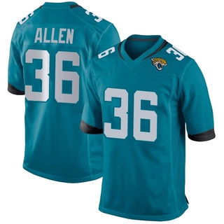 Game LeQuint Allen Men's Jacksonville Jaguars Jersey - Teal