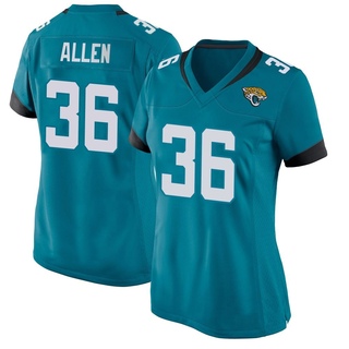 Game LeQuint Allen Women's Jacksonville Jaguars Jersey - Teal