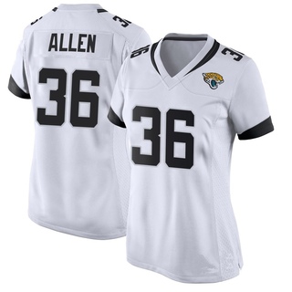 Game LeQuint Allen Women's Jacksonville Jaguars Jersey - White
