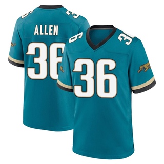 Game LeQuint Allen Youth Jacksonville Jaguars Prowler Throwback Jersey - Teal