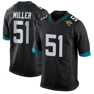 Game Ventrell Miller Men's Jacksonville Jaguars Jersey - Black