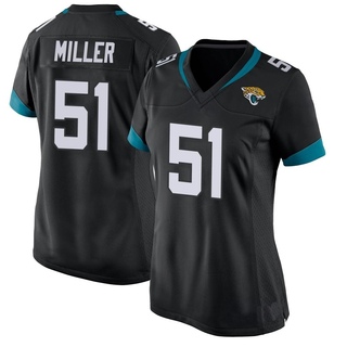 Game Ventrell Miller Women's Jacksonville Jaguars Jersey - Black