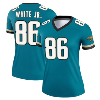 Legend David White Jr. Women's Jacksonville Jaguars Prowler Throwback Jersey - Teal