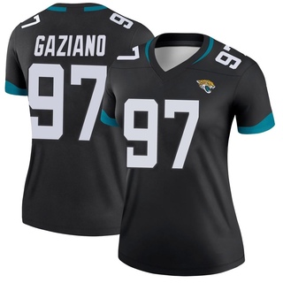 Legend Joe Gaziano Women's Jacksonville Jaguars Jersey - Black
