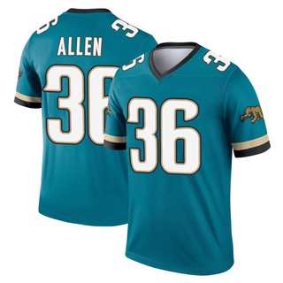 Legend LeQuint Allen Youth Jacksonville Jaguars Prowler Throwback Jersey - Teal