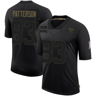Limited Ben Patterson Men's Jacksonville Jaguars 2020 Salute To Service Jersey - Black