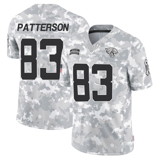 Limited Ben Patterson Men's Jacksonville Jaguars 2024 Salute to Service Jersey - Arctic Camo