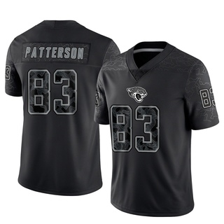 Limited Ben Patterson Men's Jacksonville Jaguars Reflective Jersey - Black