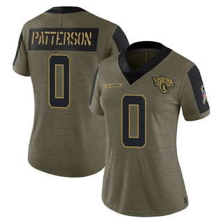 Limited Ben Patterson Women's Jacksonville Jaguars 2021 Salute To Service Jersey - Olive