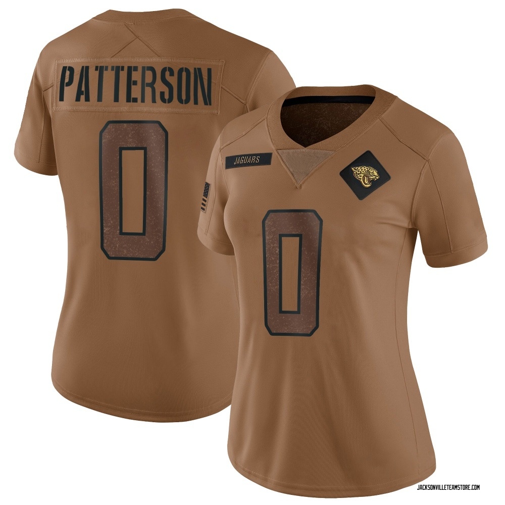 Limited Ben Patterson Women's Jacksonville Jaguars 2023 Salute To Service Jersey - Brown