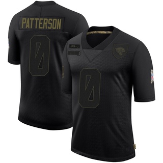 Limited Ben Patterson Youth Jacksonville Jaguars 2020 Salute To Service Jersey - Black