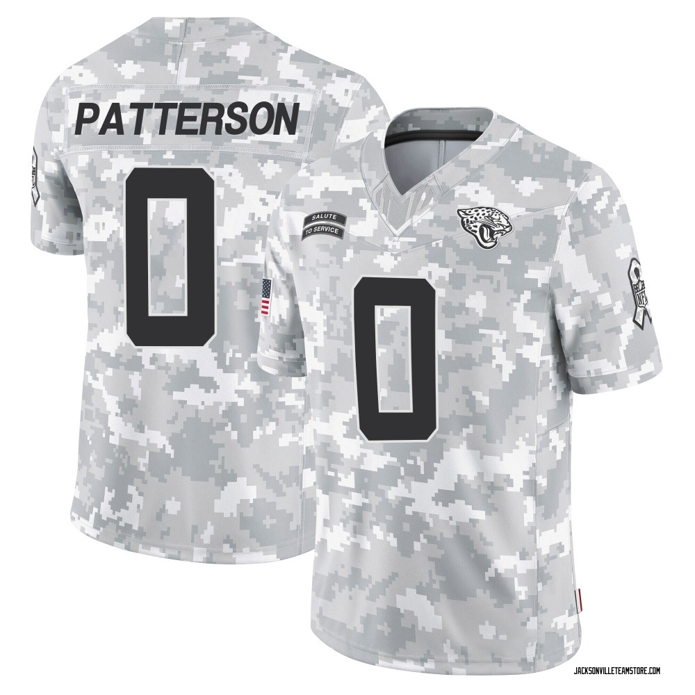 Limited Ben Patterson Youth Jacksonville Jaguars 2024 Salute to Service Jersey - Arctic Camo