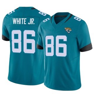Limited David White Jr. Men's Jacksonville Jaguars Vapor F.U.S.E. Jersey - Teal