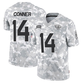 Limited Ethan Conner Men's Jacksonville Jaguars 2024 Salute to Service Jersey - Arctic Camo