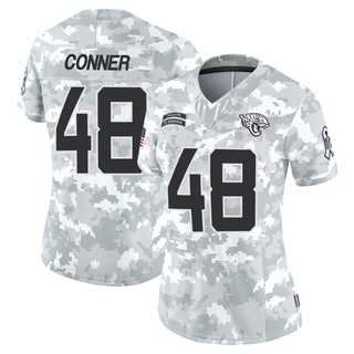 Limited Ethan Conner Women's Jacksonville Jaguars 2024 Salute to Service Jersey - Arctic Camo