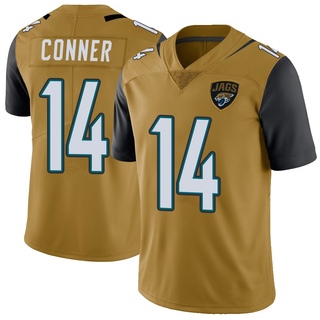 Limited Ethan Conner Youth Jacksonville Jaguars Color Rush Vapor Untouchable Jersey - Gold