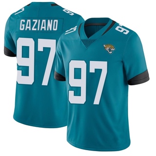 Limited Joe Gaziano Men's Jacksonville Jaguars Vapor Untouchable Jersey - Teal