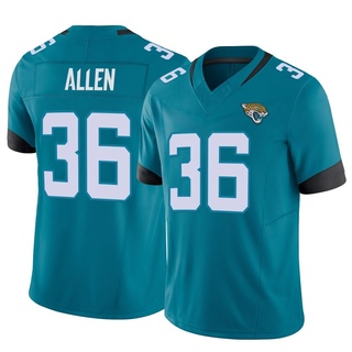 Limited LeQuint Allen Men's Jacksonville Jaguars Vapor F.U.S.E. Jersey - Teal