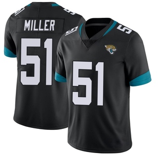 Limited Ventrell Miller Men's Jacksonville Jaguars Vapor Untouchable Jersey - Black
