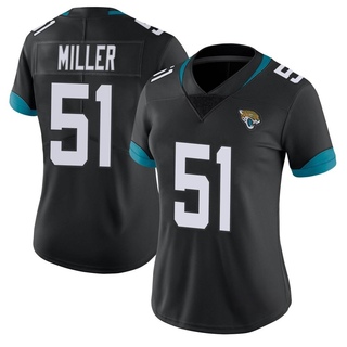 Limited Ventrell Miller Women's Jacksonville Jaguars Vapor Untouchable Jersey - Black