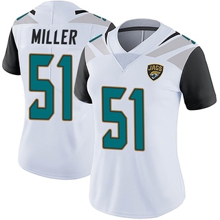 Limited Ventrell Miller Women's Jacksonville Jaguars Vapor Untouchable Jersey - White